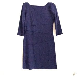 J.Mclaughlin Navy Tiered Dress
